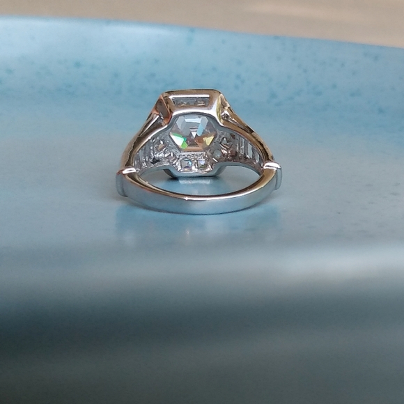 New sterling silver art deco style ring 925 - Picture 6 of 9